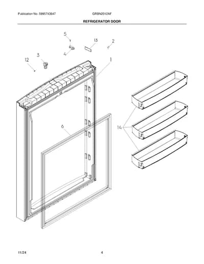 REFRIGERATOR DOOR