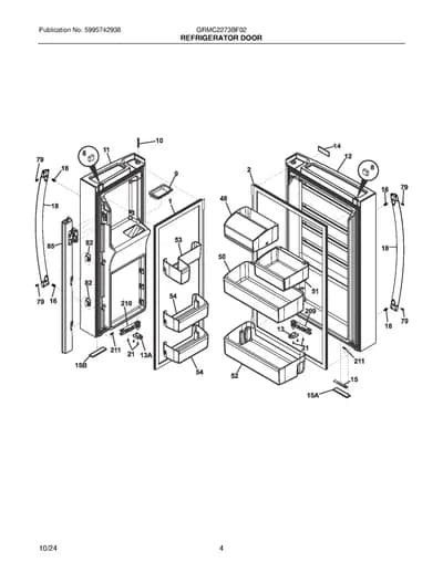 REFRIGERATOR DOOR