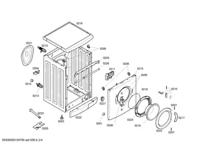 Door & Housing, Flaps & Holders (0201-0227)