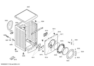 Door & Housing, Hinges (0204-0225)