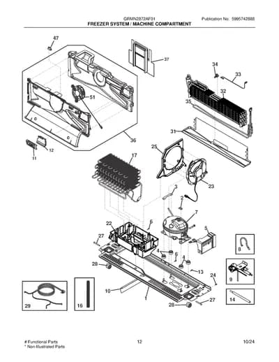 FREEZER SYSTEM / MACHINE COMPARTMENT