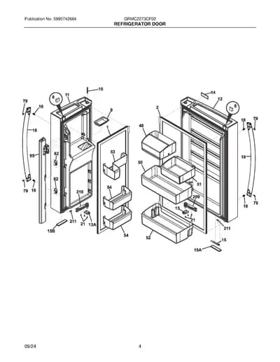 REFRIGERATOR DOOR