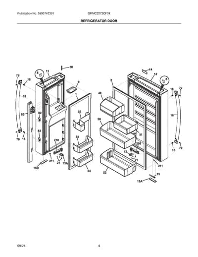 REFRIGERATOR DOOR