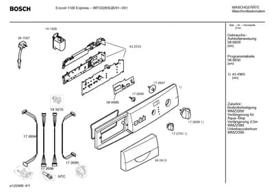 Hoses, handles knobs  (0106-0454)