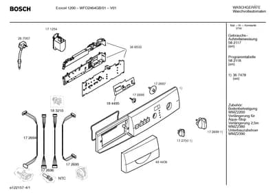 Hoses, handles knobs  (0106-0454)