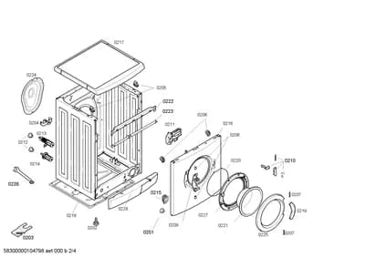 Door & Housing, Flaps & Holders (0201-0228)