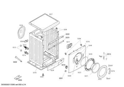 Door & Housing, Flaps & Holders (0201-0228)