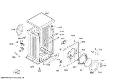 Door & Housing, Flaps & Holders (0201-0228)