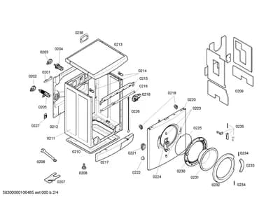 Door & Housing, Flaps & Holders (0201-0235)