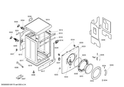 Door & Housing, Flaps & Holders (0201-0235)