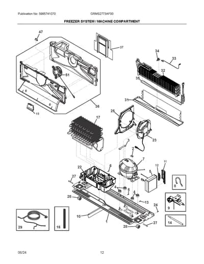 FREEZER SYSTEM / MACHINE COMPARTMENT