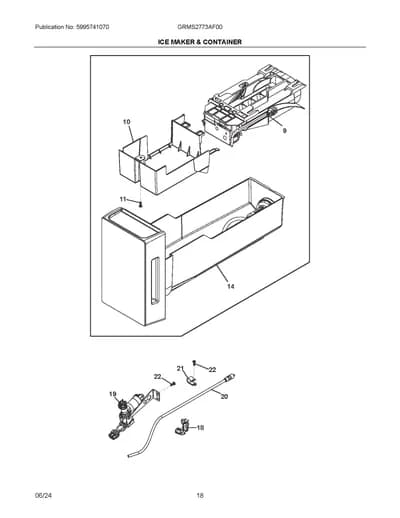 ICE MAKER & CONTAINER