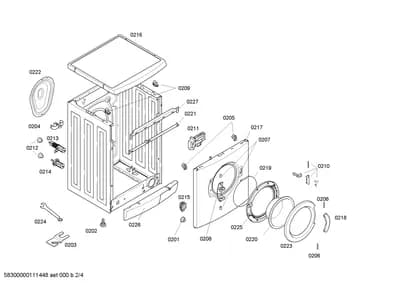 Door & Housing, Flaps & Holders (0201-0227)