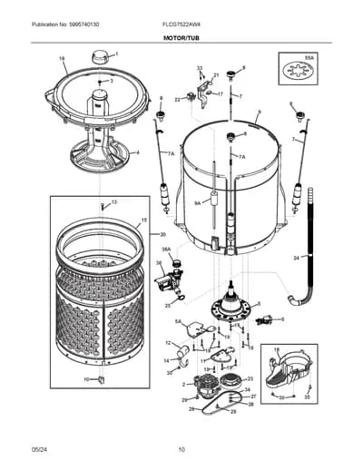 MOTOR/TUB