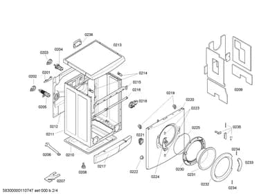 Door & Housing, Flaps & Holders (0201-0235)