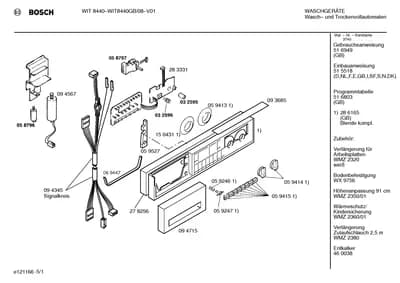 Screws, Hoses (0011-0543)