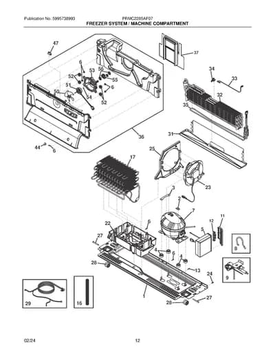 FREEZER SYSTEM / MACHINE COMPARTMENT