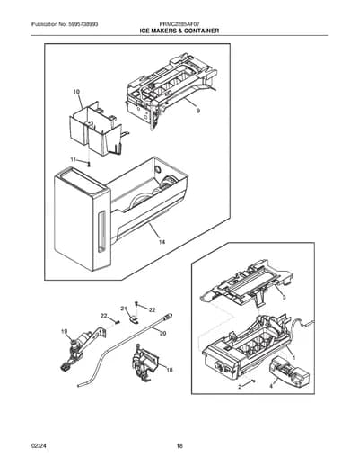 ICE MAKERS & CONTAINER