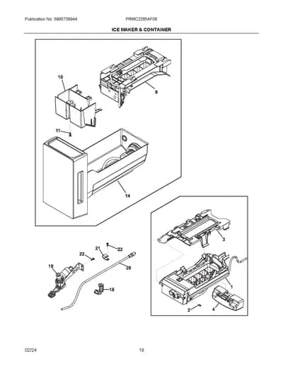 ICE MAKER & CONTAINER