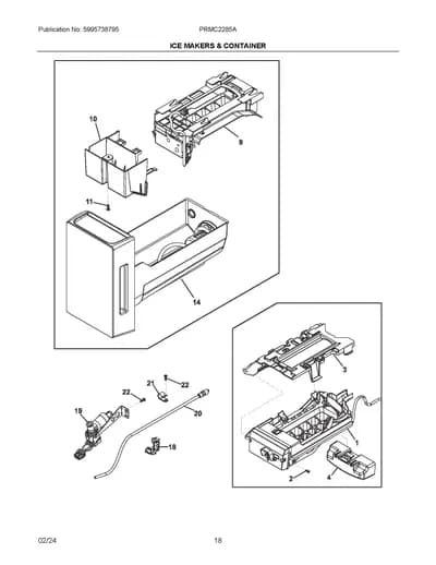 ICE MAKERS & CONTAINER