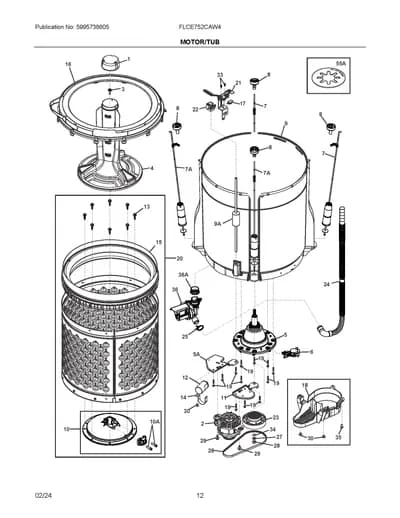 MOTOR/TUB