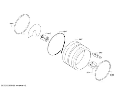 Seals & Gaskets, Bearings (0401-0410)