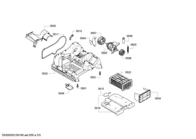 Door & Housing, Fan Parts (0501-0535)