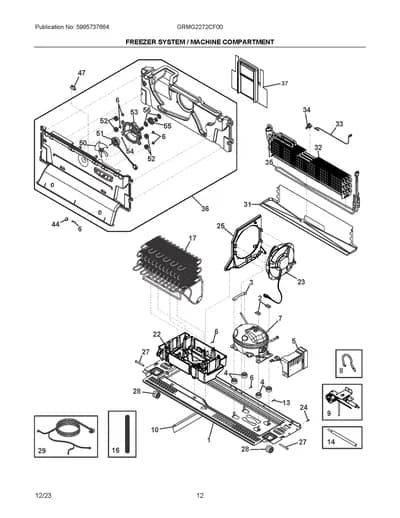 FREEZER SYSTEM / MACHINE COMPARTMENT