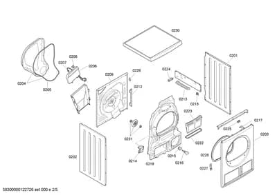 Door & Housing, Seals & Gaskets (0201-0238)