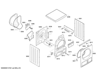 Door & Housing, Seals & Gaskets (0201-0238)