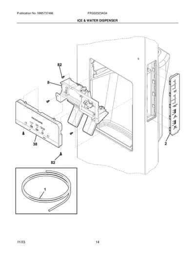 ICE & WATER DISPENSER