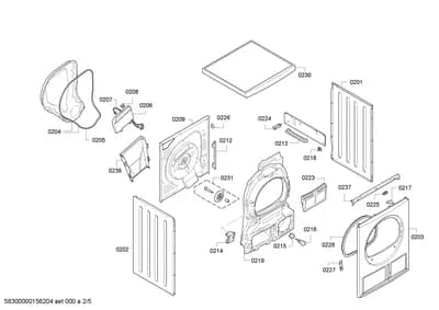 Door & Housing, Seals & Gaskets (0201-0238)