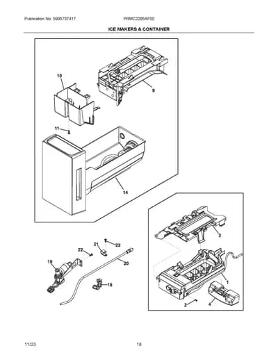 ICE MAKERS & CONTAINER