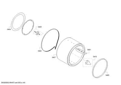 Seals & Gaskets, Bearings (0401-0410)