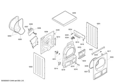 Door & Housing, Seals & Gaskets (0201-0238)