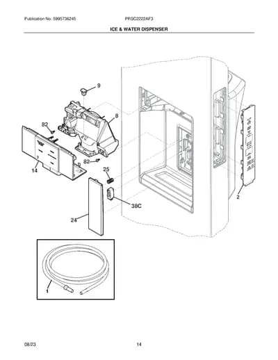 ICE & WATER DISPENSER