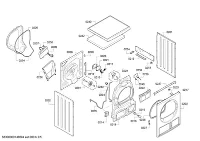 Door & Housing, Seals & Gaskets (0201-0238)