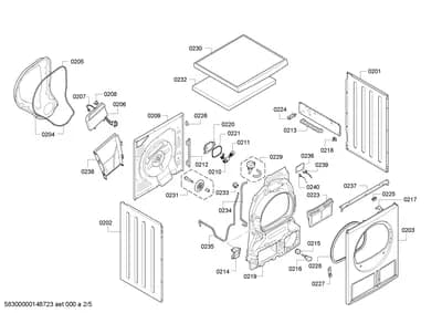 Door & Housing, Seals & Gaskets (0201-0238)