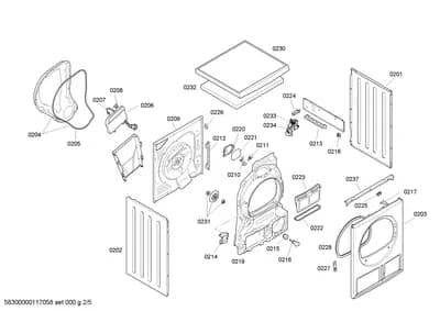 Door & Housing, Seals & Gaskets (0201-0238)