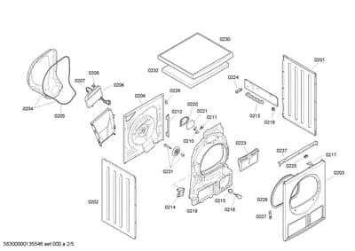 Door & Housing, Seals & Gaskets (0201-0238)