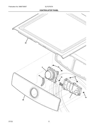 CONTROLS/TOP PANEL