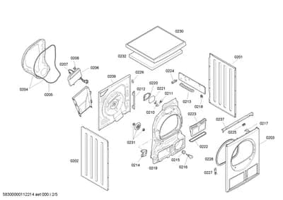 Door & Housing, Seals & Gaskets (0201-0238)