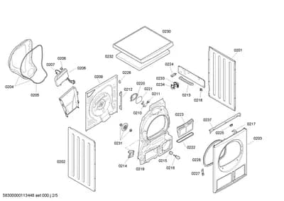 Door & Housing, Seals & Gaskets (0201-0238)