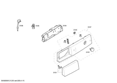 Door & Housing, Handles & Knobs (0101-0106)