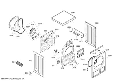 Door & Housing, Seals & Gaskets (0201-0237)