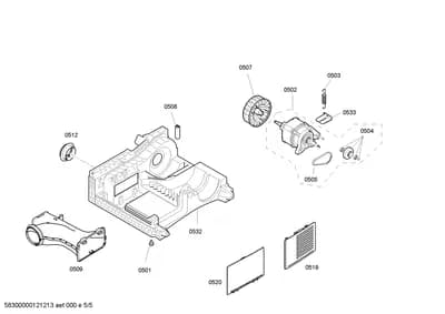 Door & Housing, motors (0501-0533)