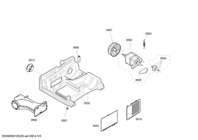 Door & Housing, Springs (0501-0519)