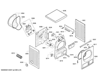 Door & Housing, Seals & Gaskets (0201-0237)
