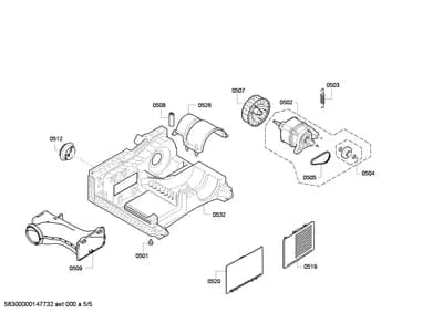 Door & Housing, motors (0501-0526)
