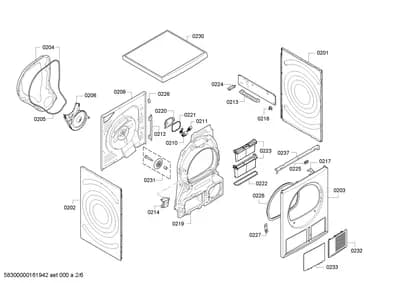 Door & Housing, Seals & Gaskets (0201-0237)